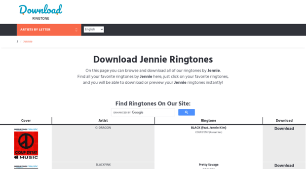 jennie.download-ringtone.com