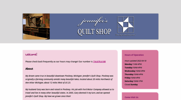 jennifersquiltshop.com