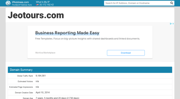 jeotours.com.ipaddress.com