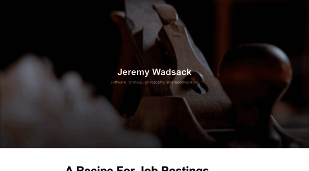 jeremy.wadsack.com