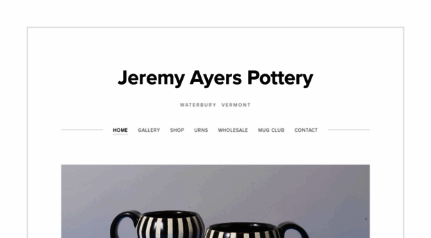 jeremyayerspottery.com