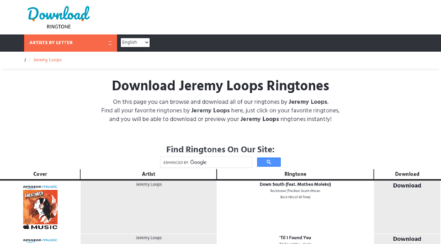 jeremyloops.download-ringtone.com