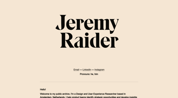 jeremyraider.com