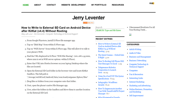 jerryleventer.com