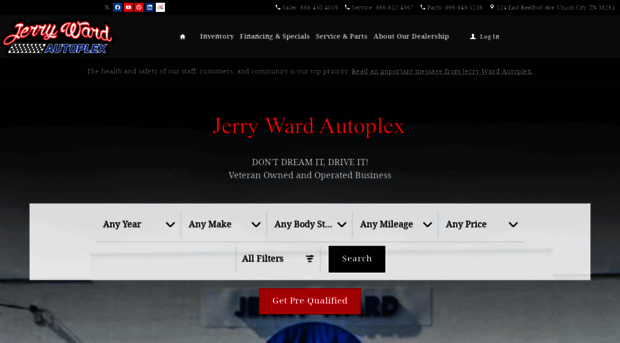 jerrywardautoplex.com