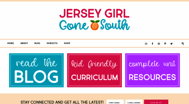 jerseygirlgonesouth.com