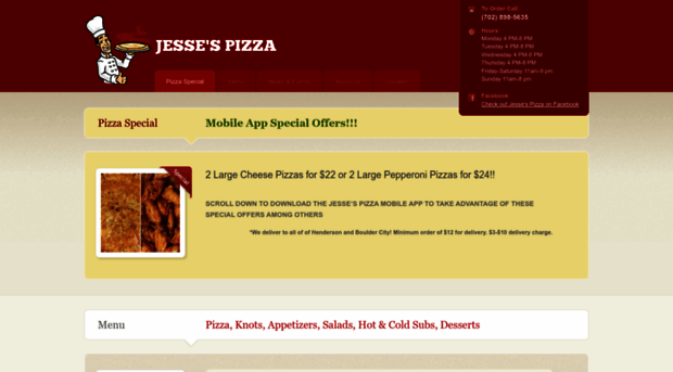 jessespizza.com