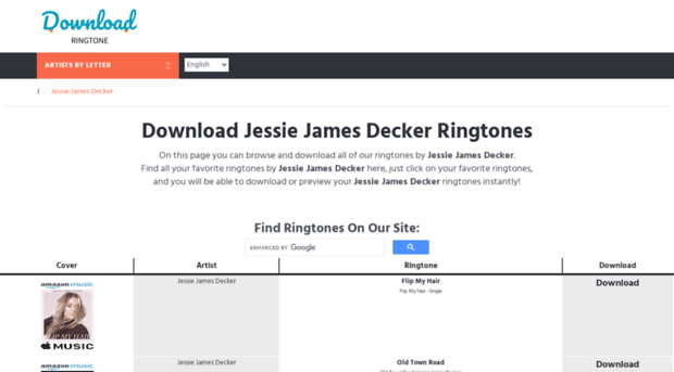 jessiejames.download-ringtone.com