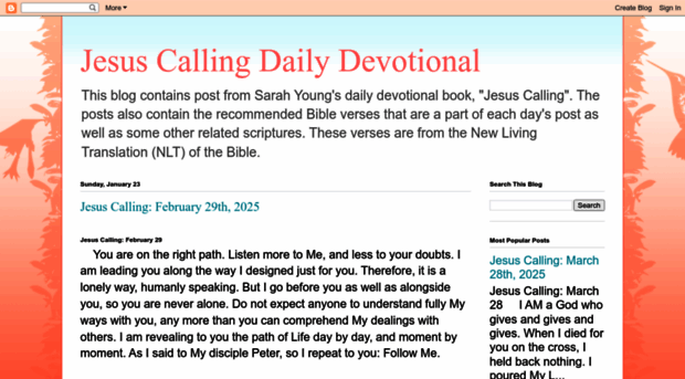 jesuscallingdailydevotional.blogspot.com