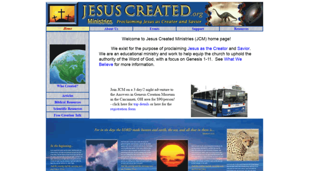 jesuscreated.org