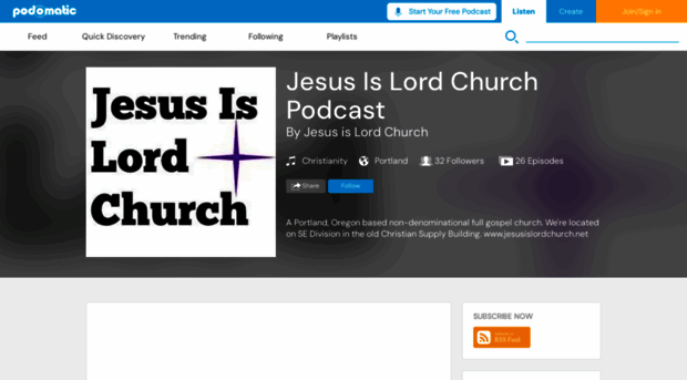 jesusislordchurch.podomatic.com