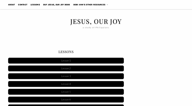 jesusourjoy.com