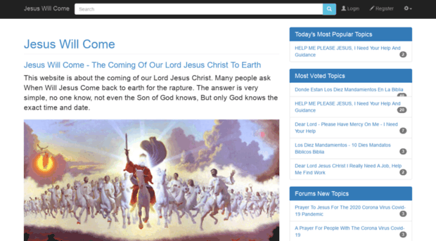 jesuswillcome.com