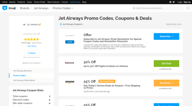 jetairways.bluepromocode.com