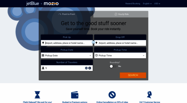 jetblue.mozio.com