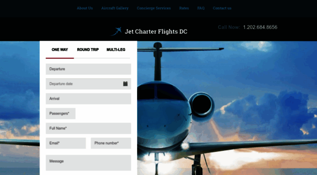 jetcharterflightsdc.com