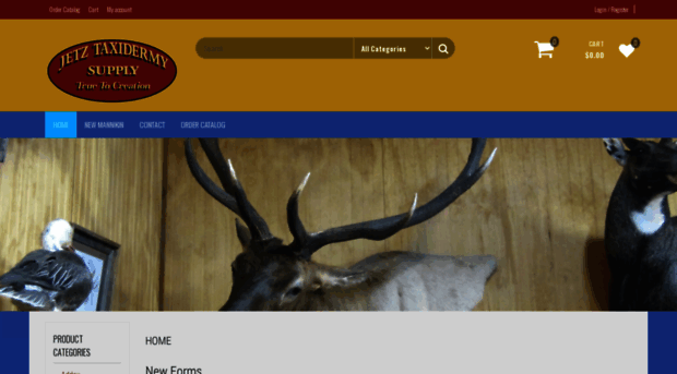 jetztaxidermysupply.com