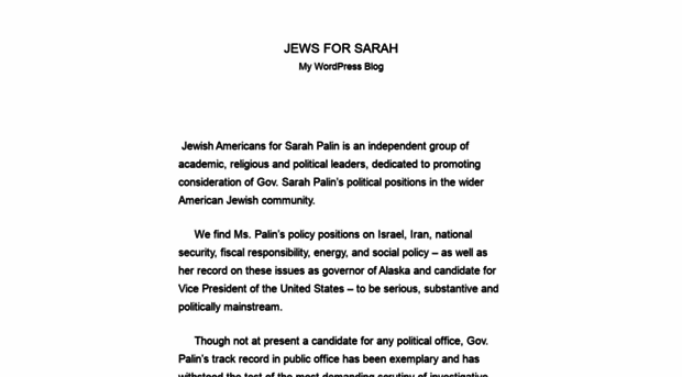 jewsforsarah.com