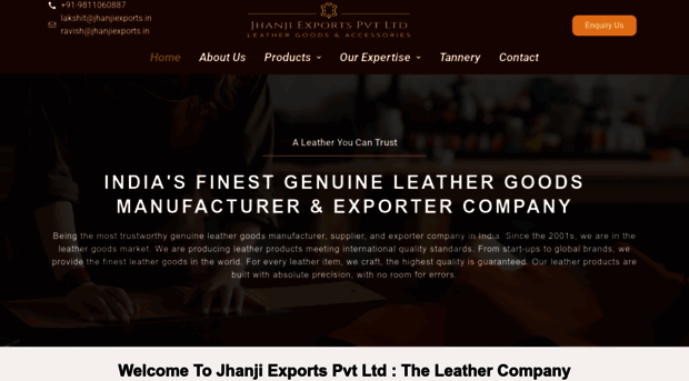 jhanjiexports.in