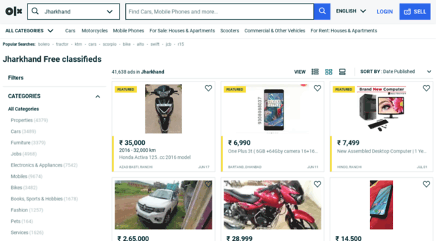 jharkhand.olx.in