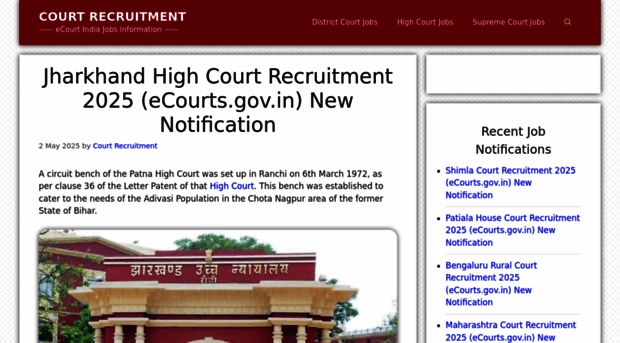 jharkhandhigh.courtrecruitment.com