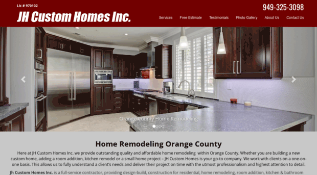 jhcustomhomesinc.com