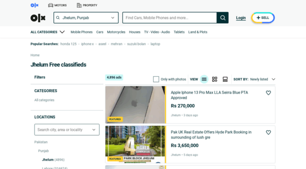 jhelum.olx.com.pk