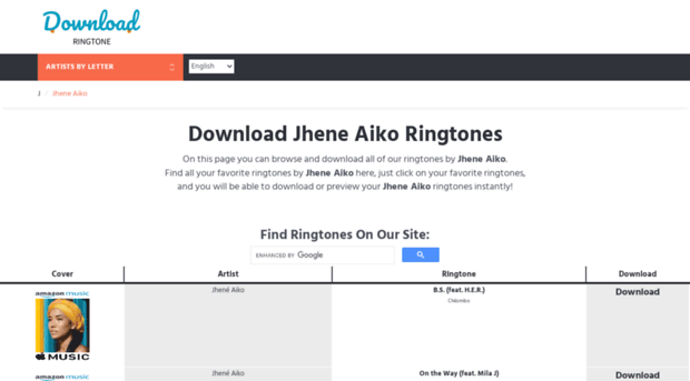 jhene.download-ringtone.com