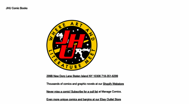 jhucomicbooks.com