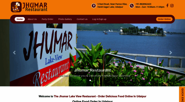 jhumarrestaurant.com