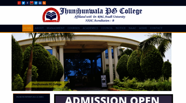 jhunjhunwalapgcollege.in