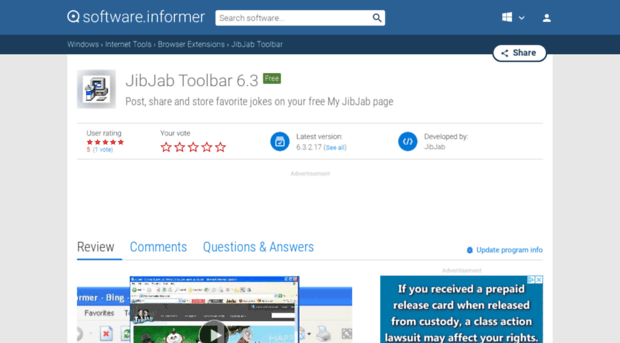 jibjab-toolbar.software.informer.com