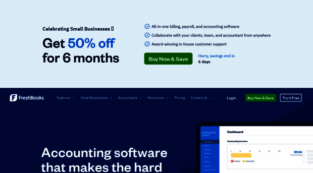 jilliansoftwarellc.freshbooks.com