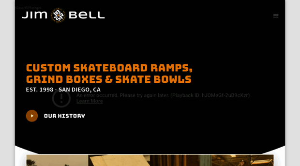 jimbellskateboardramps.com