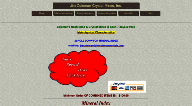 jimcolemancrystals.com