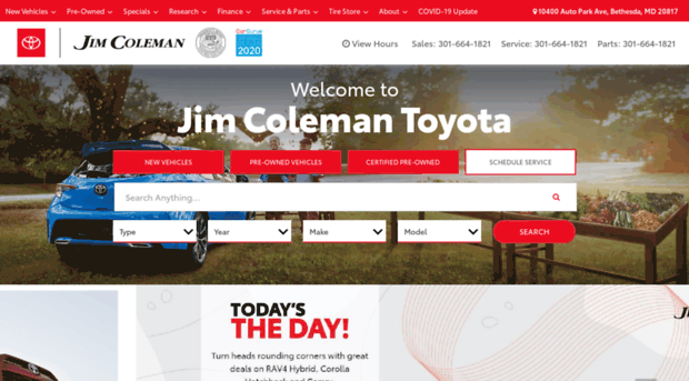 jimcolemantoyota.com