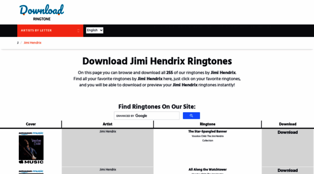 jimihendrix.download-ringtone.com