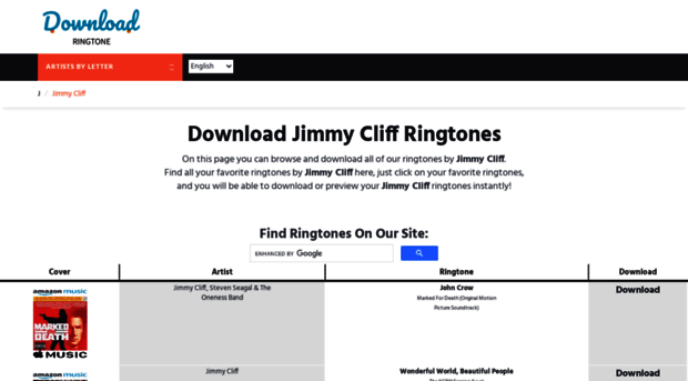 jimmycliff.download-ringtone.com