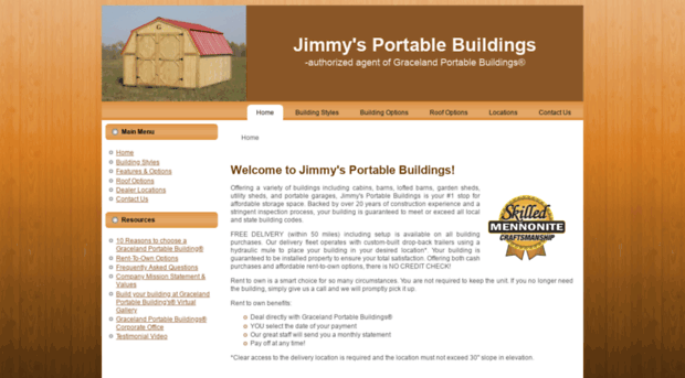 jimmysportablebuildings.com