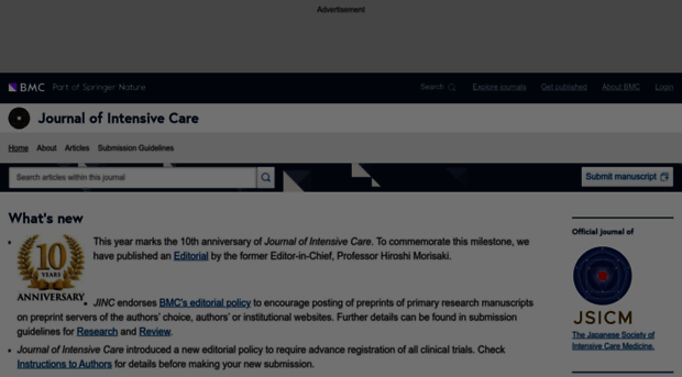 jintensivecare.biomedcentral.com