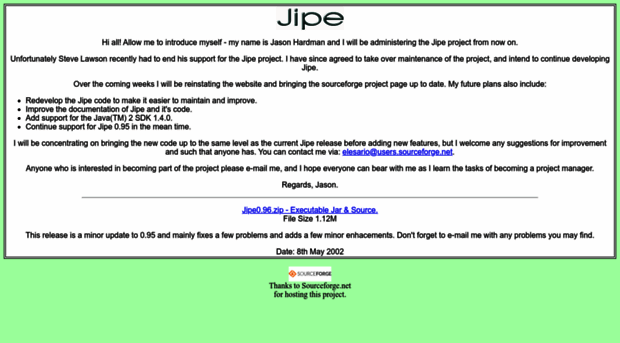 jipe.sourceforge.net