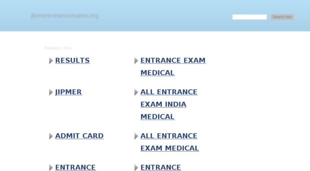 jipmerentranceexams.org