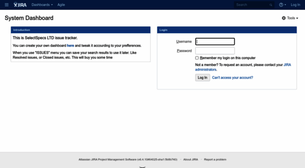 jira.selectspecs.com