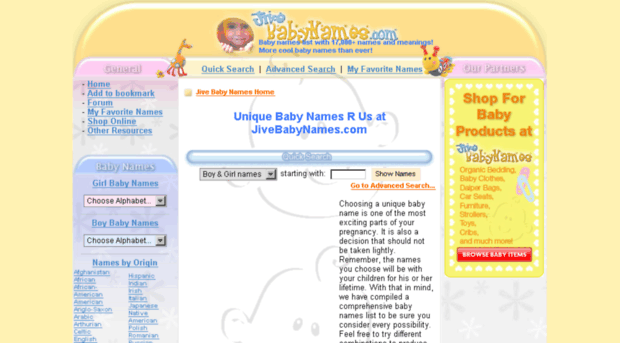 jivebabynames.com