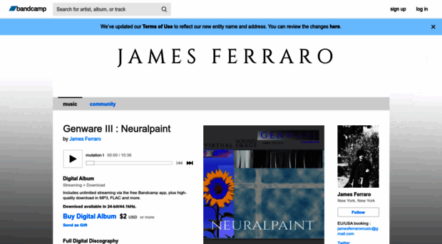 jjamesferraro.bandcamp.com