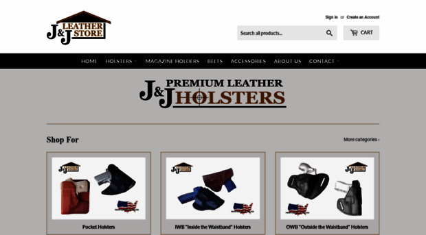 jjleatherstore.com