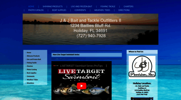 jjprovisionsbaitandtackle.com