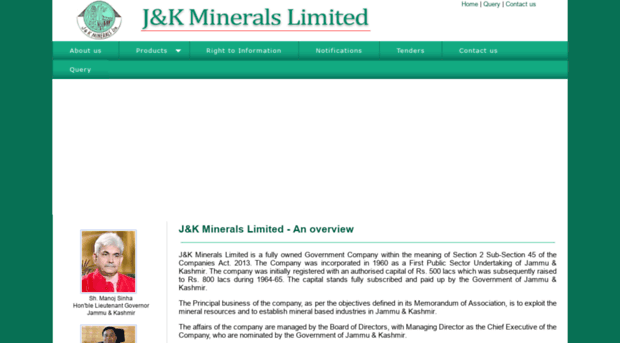 jkminerals.com