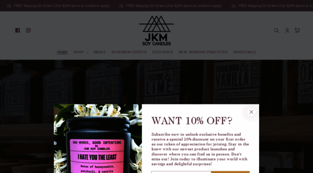 jkmsoycandles.com