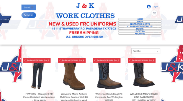 jkworkclothes.com